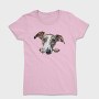 Whippet Peeking Face, Tricou Femei