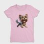 Yorkie Smiling Face, Tricou Femei