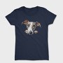 Whippet Peeking Face, Tricou Femei