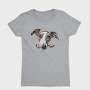 Whippet Peeking Face, Tricou Femei