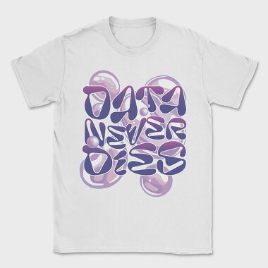 Y3K Data Never Dies Bubbles, Tricou Barbati (Unisex)