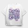 Y3K Data Never Dies Bubbles, Tricou Oversize Barbati (Unisex)