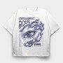 Y3K Dreaming Soul Cyber Mind Organic, Tricou Oversize Barbati (Unisex)