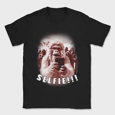 Yeti Selfie Humor, Tricou Barbati (Unisex)