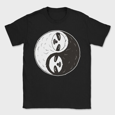 Yin And Yang Sloth, Tricou Barbati (Unisex)