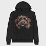 Wirehaired Pointing Griffon, Hanorac Oversize Barbati (Unisex)