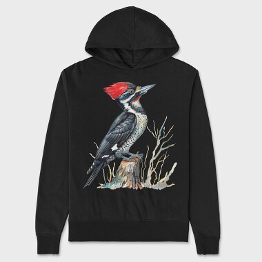 Woodpecker Feathered Feet, Hanorac Oversize Barbati (Unisex)