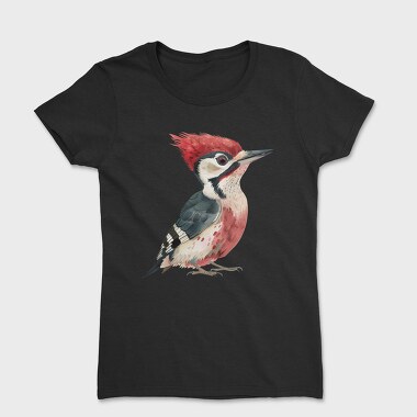 Woodpecker Feathered Head, Tricou Femei