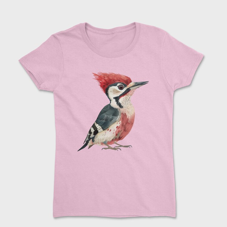 Woodpecker Feathered Head, Tricou Femei