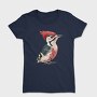 Woodpecker Feathered Head, Tricou Femei