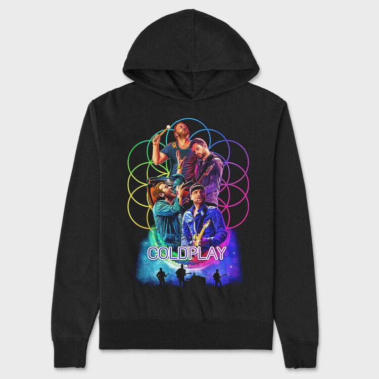 Coldplay, Hanorac Oversize Barbati (Unisex)