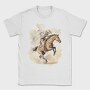 Cowboy Riding Horse Bucking, Tricou Barbati (Unisex)