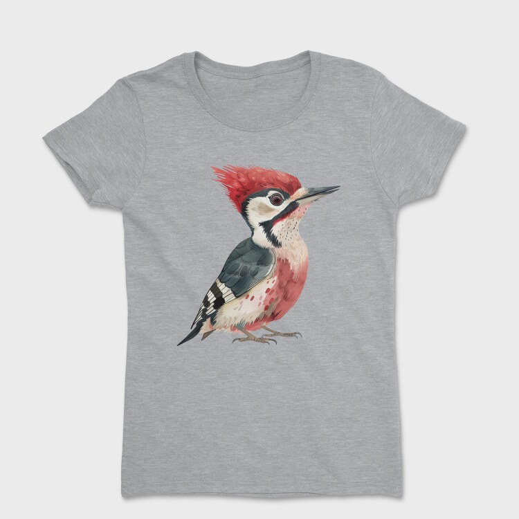 Woodpecker Feathered Head, Tricou Femei