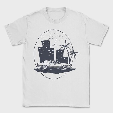 City Night Drive, Tricou Barbati (Unisex)