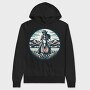 Cowgirl Riding Horse Scenic, Hanorac Oversize Barbati (Unisex)