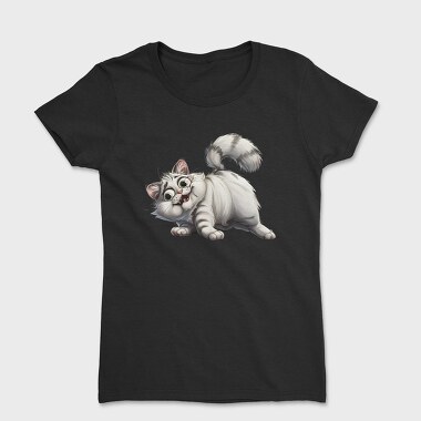 Whiskered Feline Fan, Tricou Femei