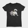 Whiskered Feline Fan, Tricou Femei