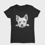 Westie Peeking Face, Tricou Femei