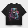 Cat Gaming, Tricou Oversize Barbati (Unisex)