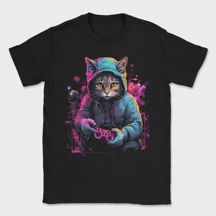 Cat Gaming, Tricou Barbati (Unisex)