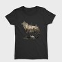 Wolf Forest Silhouette, Tricou Femei