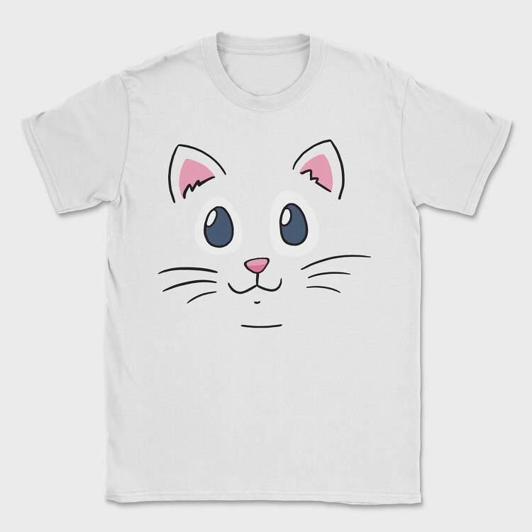 Cat Face, Tricou Barbati (Unisex)
