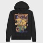 Cat Drummer 2, Hanorac Oversize Barbati (Unisex)