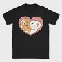 Cat Dog Love, Tricou Barbati (Unisex)