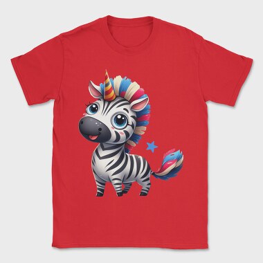 Zebra Horns Smile, Tricou Barbati (Unisex)
