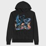 Crane Birds Dancing, Hanorac Oversize Barbati (Unisex)