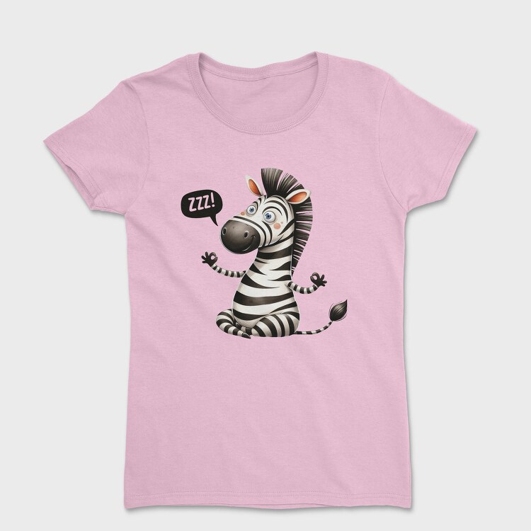 Zebra Sleeping, Tricou Femei
