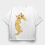 Cat Bitting, Tricou Oversize Barbati (Unisex)