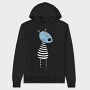 Zebra Stripe Animal, Hanorac Oversize Barbati (Unisex)