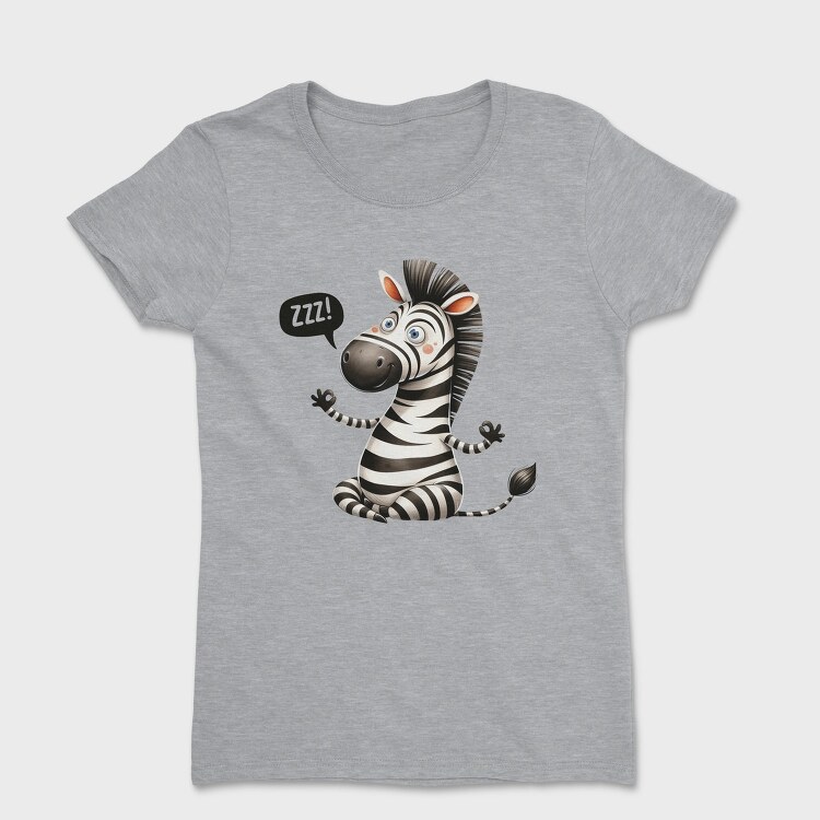 Zebra Sleeping, Tricou Femei