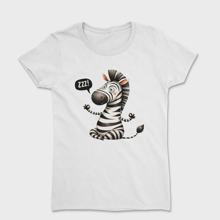 Zebra Sleeping, Tricou Femei