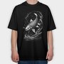 Carp Line Monochrome, Tricou Oversize Barbati (Unisex)