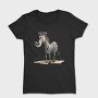Zebra Standing Cute, Tricou Femei