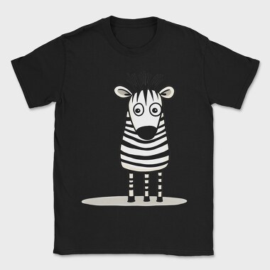 Zebra Standing Up, Tricou Barbati (Unisex)
