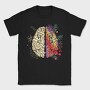 Creative And Logical Human Brain Half, Tricou Barbati (Unisex)