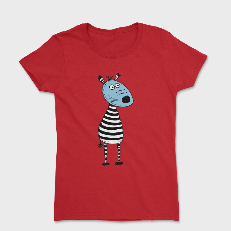 Zebra Stripe Animal, Tricou Femei