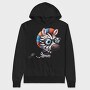 Zebra Glasses Suit, Hanorac Oversize Barbati (Unisex)