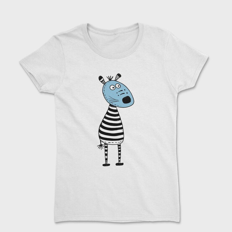 Zebra Stripe Animal, Tricou Femei