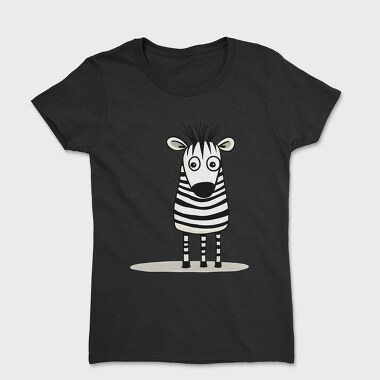 Zebra Standing Up, Tricou Femei