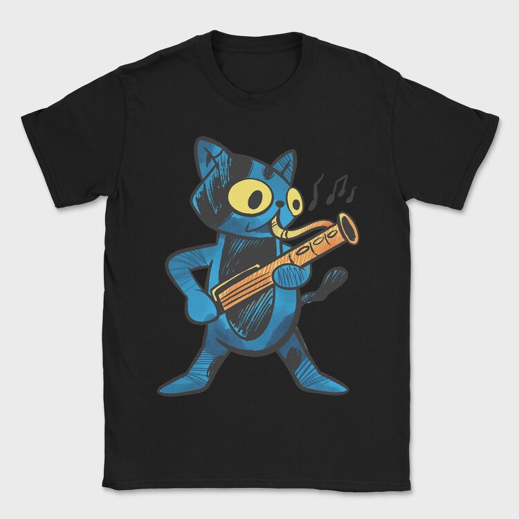 Cat Bassoon, Tricou Barbati (Unisex)