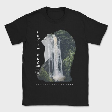 Cascade Woman, Tricou Barbati (Unisex)