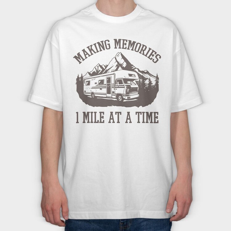 Caravan Memories, Tricou Oversize Barbati (Unisex)