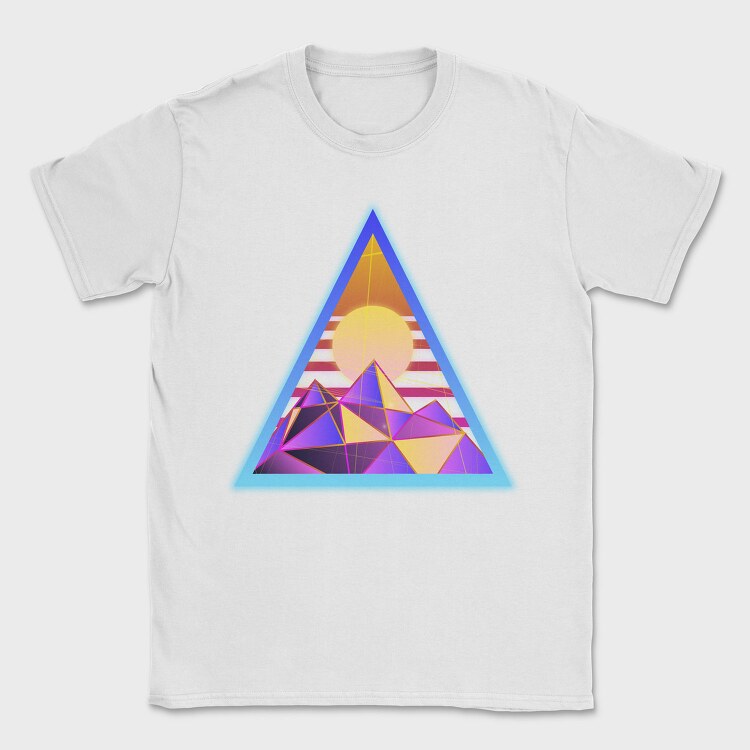 Psychedelics Triangle 004, Tricou Barbati (Unisex)
