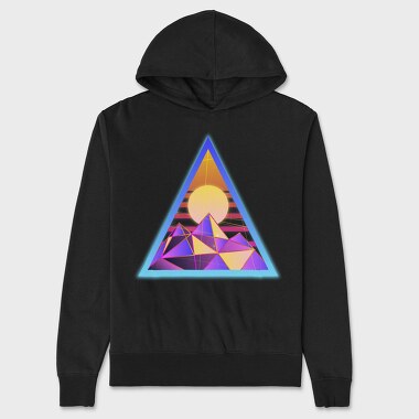 Psychedelics Triangle 004, Hanorac Oversize Barbati (Unisex)