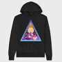 Psychedelics Triangle 004, Hanorac Oversize Barbati (Unisex)