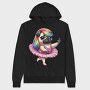 Pug Ballerina Ballet, Hanorac Oversize Barbati (Unisex)